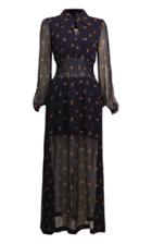 Baum Und Pferdgarten Amber Sheer Printed Chiffon Dress