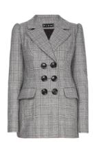 Flow The Label Plaid Wool Blazer