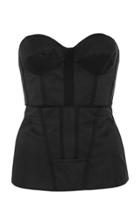 Olivier Theyskens Silk Corset Top