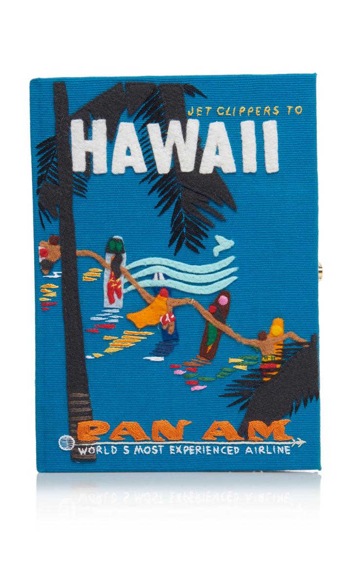 Olympia Le-tan Hawaiian Surfers Clutch With Strap