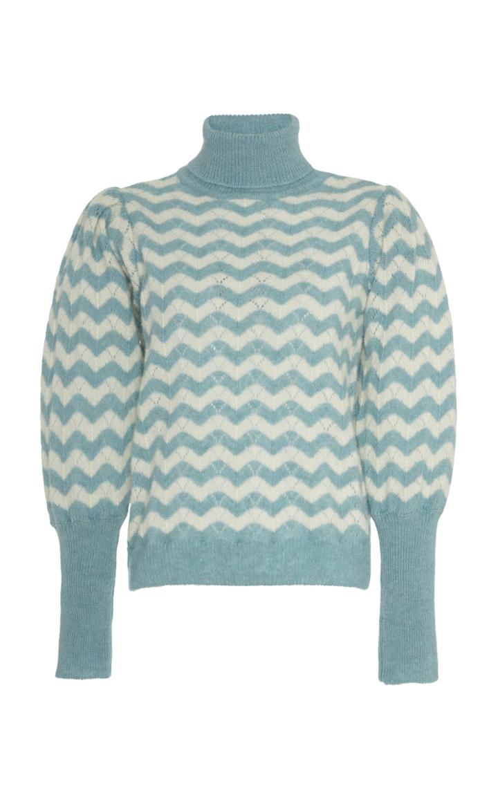 Bytimo Chevron Alpaca-blend Turtleneck Sweater