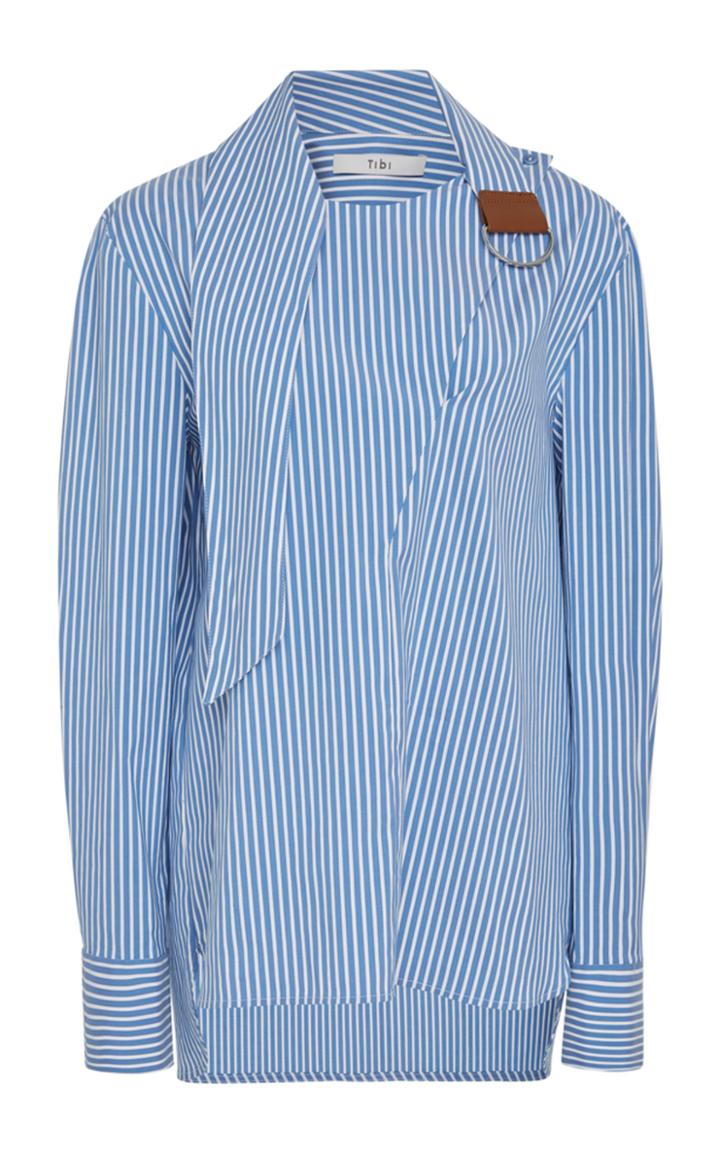 Tibi Kaia Tie Collar Shirt