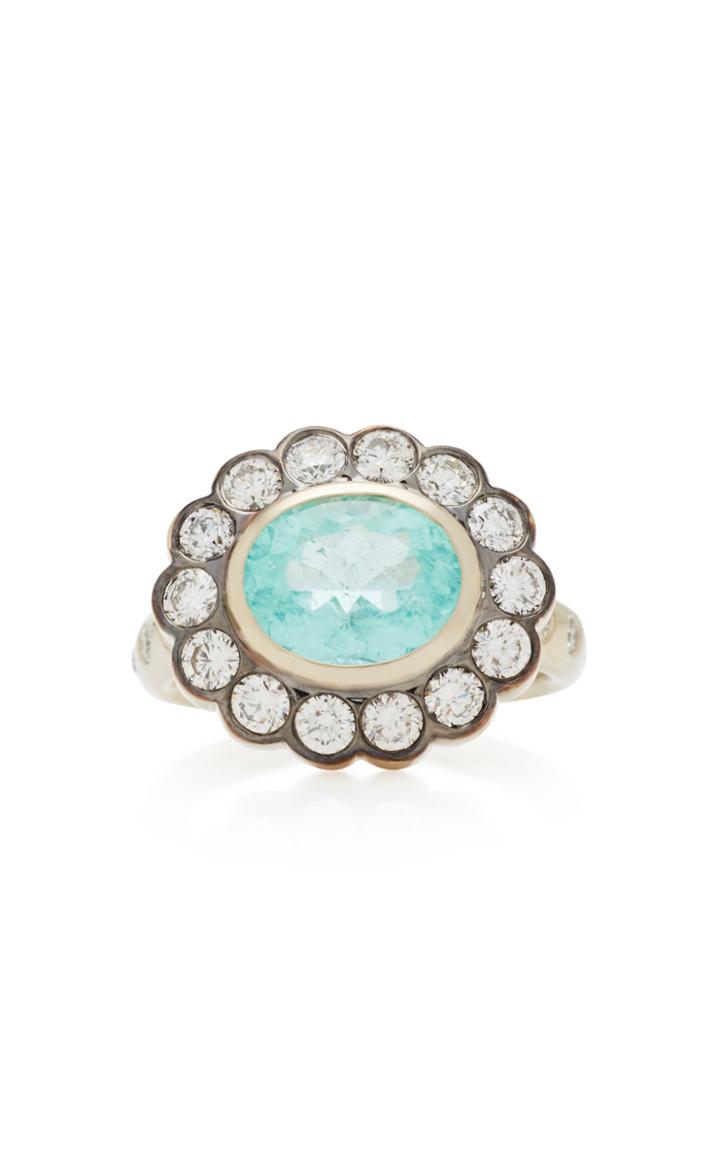 Marlo Laz 14k White-gold Paraiba Ring