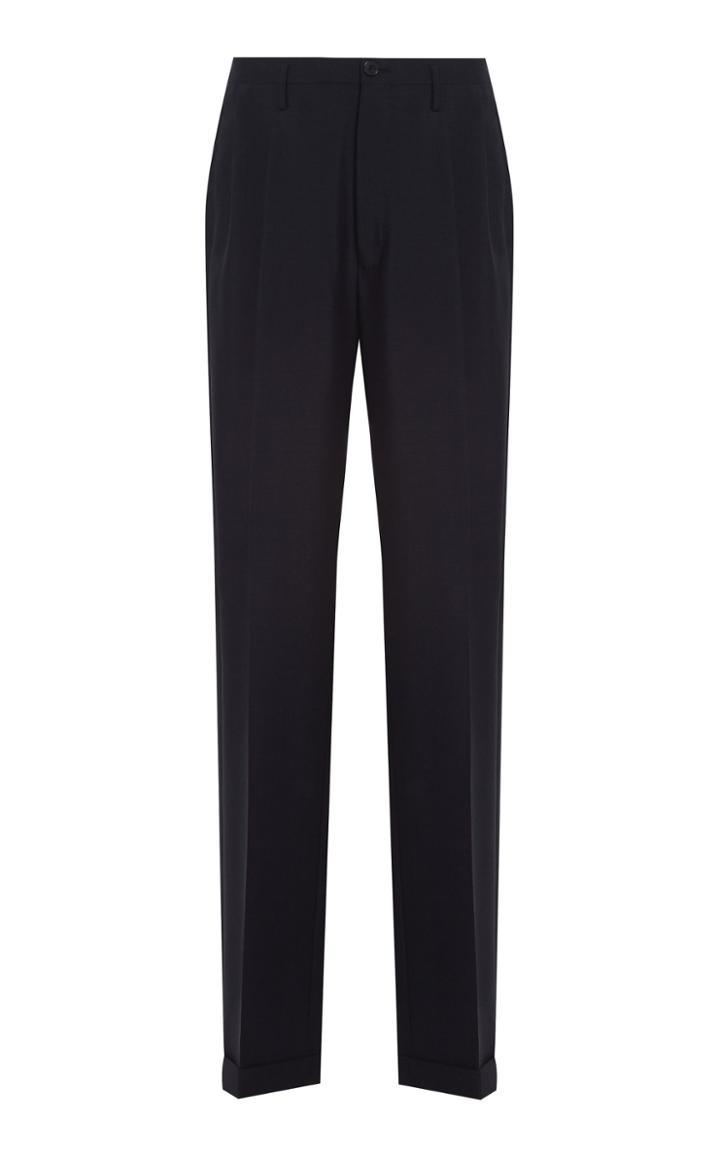 Maison Margiela High-rise Mohair Wool Straight-leg Trousers