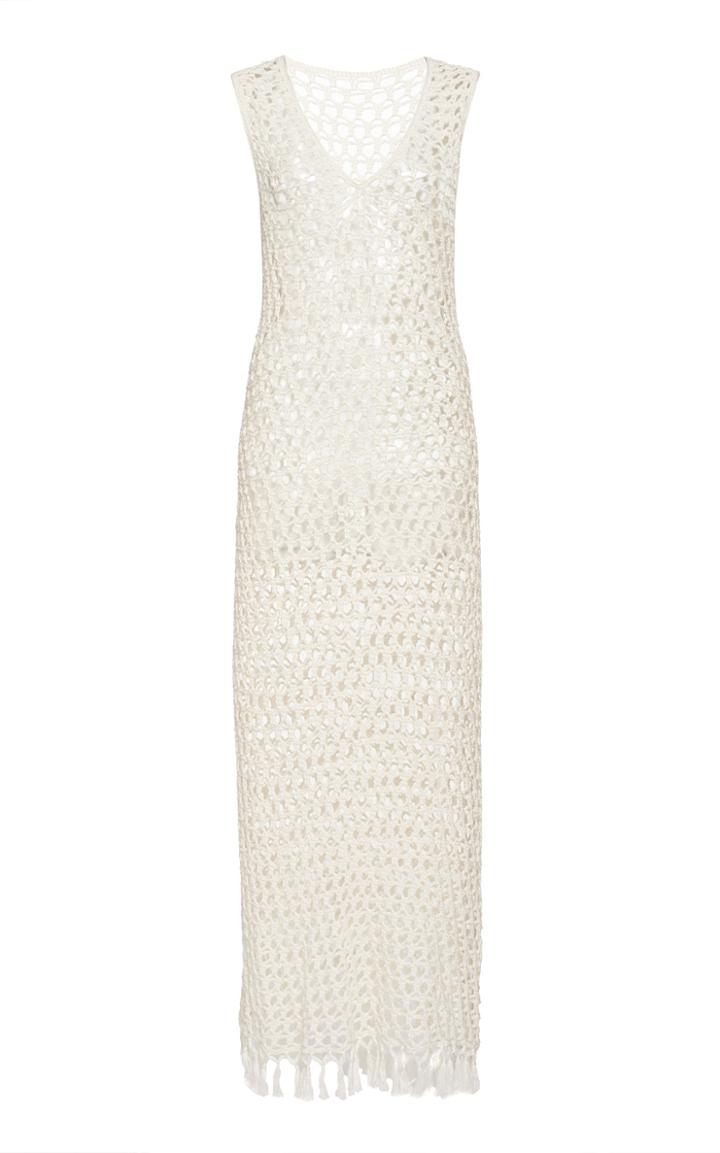 Moda Operandi Marysia Crochet Sleevess Dress Size: Xs