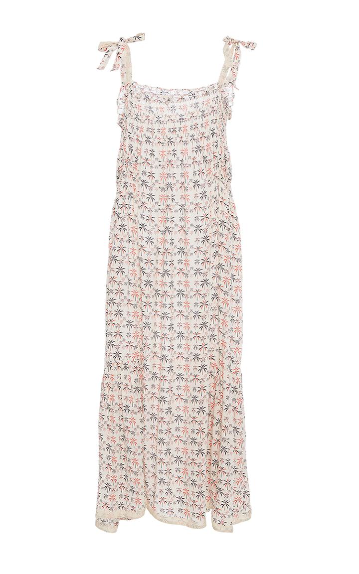 Warm Coco Plam Tree Dress