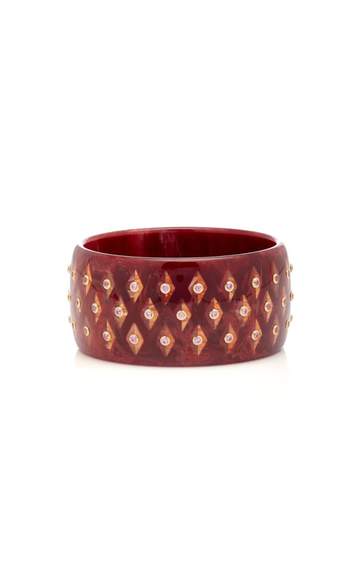 Mark Davis M'o Exclusive: One-of-a-kind Burgundy Persephone Bracelet