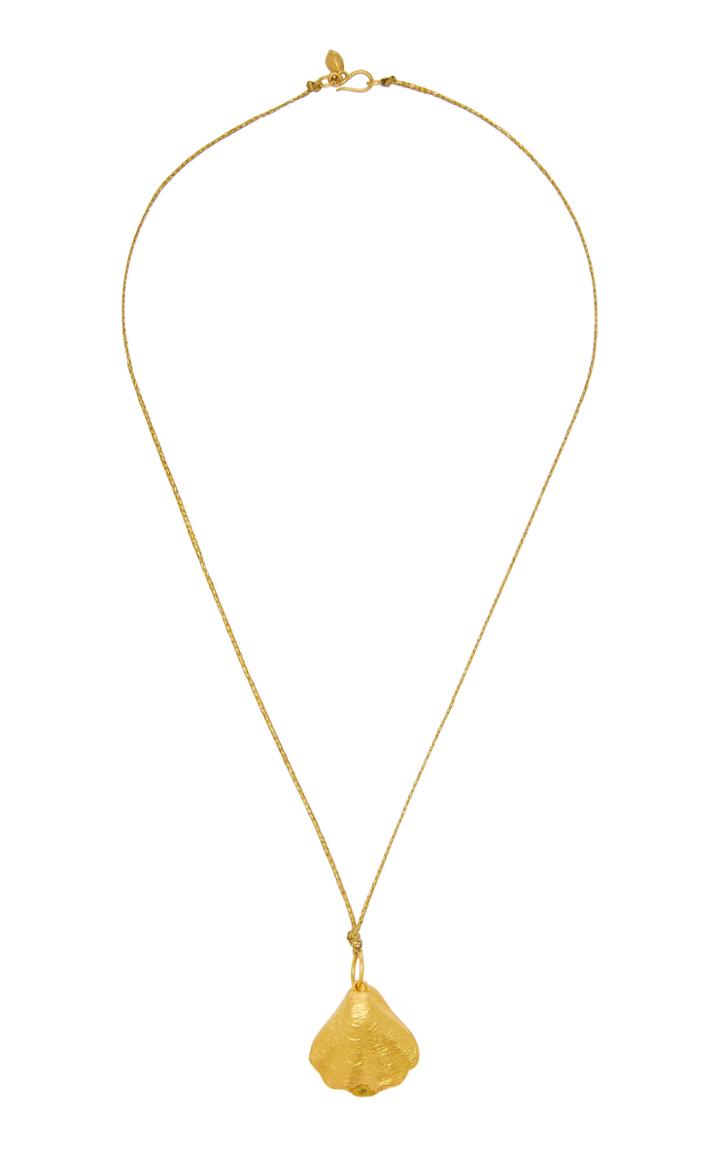 Pippa Small Large Oyster Pendant On Cord