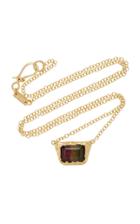 Fie Isolde Freja 14k Gold And Tourmaline Necklace