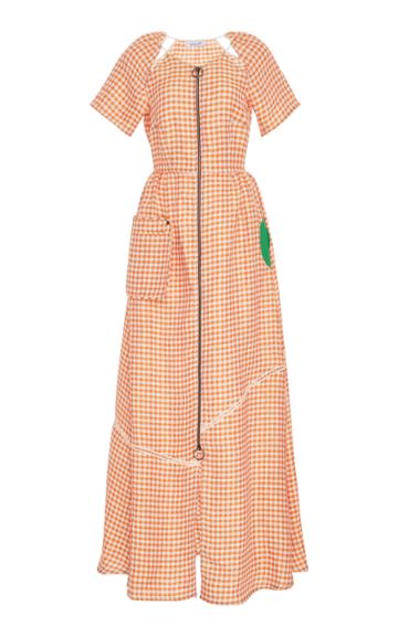 Kalyah Maxi Checkered Dress