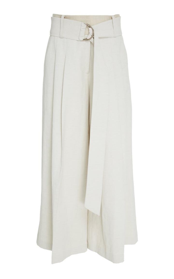 Partow Hayden High-waisted Wide-leg Pants