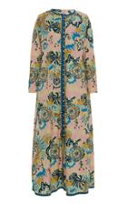 Le Sirenuse Positano Psycho Cappa Printed Cotton Long Caftan