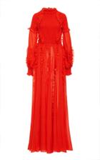 Moda Operandi Rachel Gilbert Cordelia Ruffle-embellished Dress Size: 0