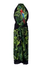 Moda Operandi Dolce & Gabbana Tie-accented Printed Midi Dress Size: 38