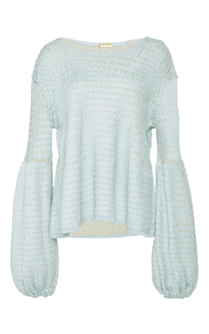 Pepa Pombo Bell Sleeve Flared Top