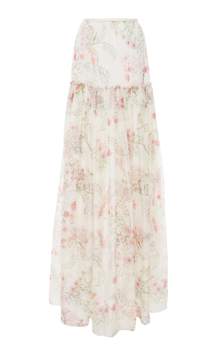 Giambattista Valli Floral Printed Maxi Skirt
