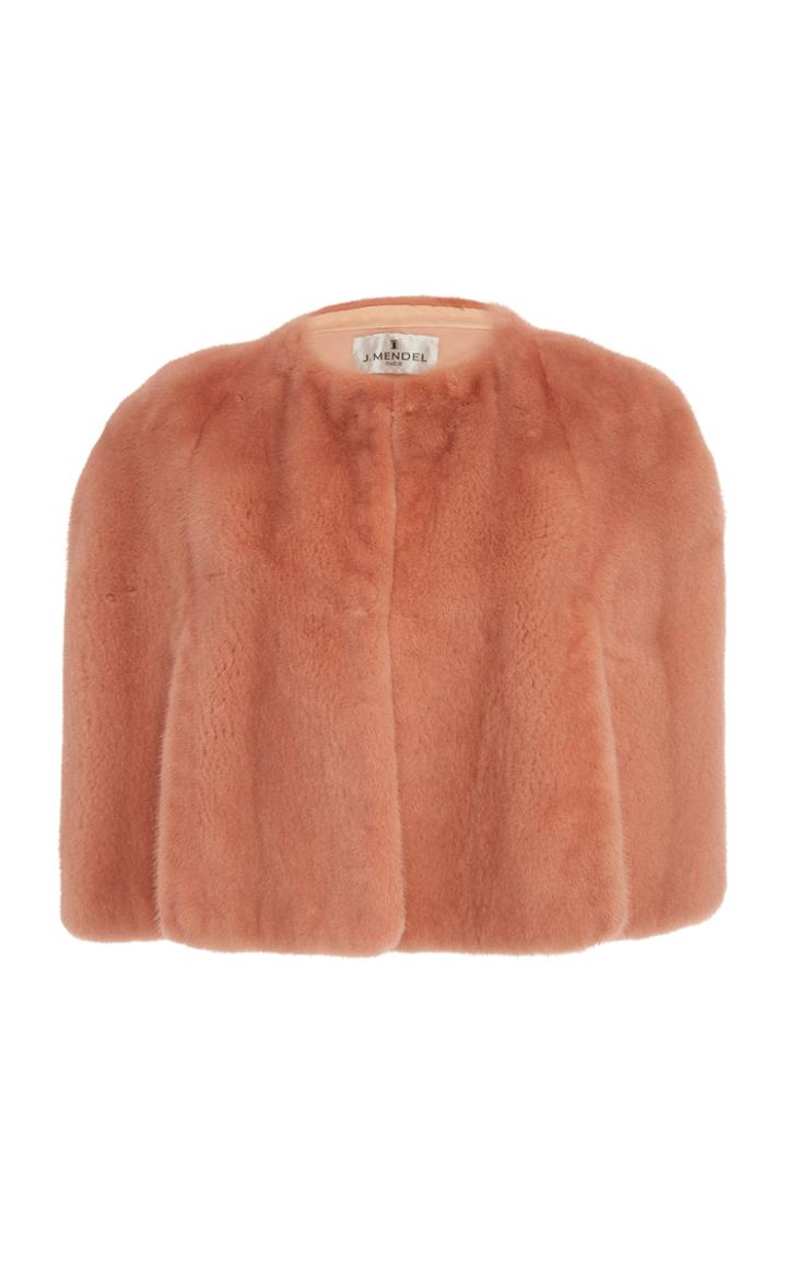 J. Mendel Cropped Mink Cape