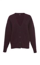 Adam Lippes Marled Wool Cashmere Cropped Cardigan