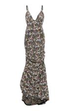 Brock Collection Oheida Hand-embellished Cotton-blend Gown