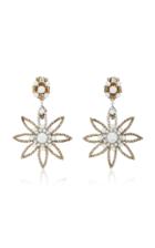 Erickson Beamon My One And Only 24k Gold-plated Crystal And Pearl Earrings