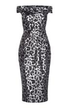 Ralph & Russo Satin Off-the-shoulders Midi Dress