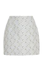 Markarian Floral Cotton-blend Mini Skirt