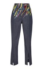 Cushnie Et Ochs Haya Embellished Cropped Pant