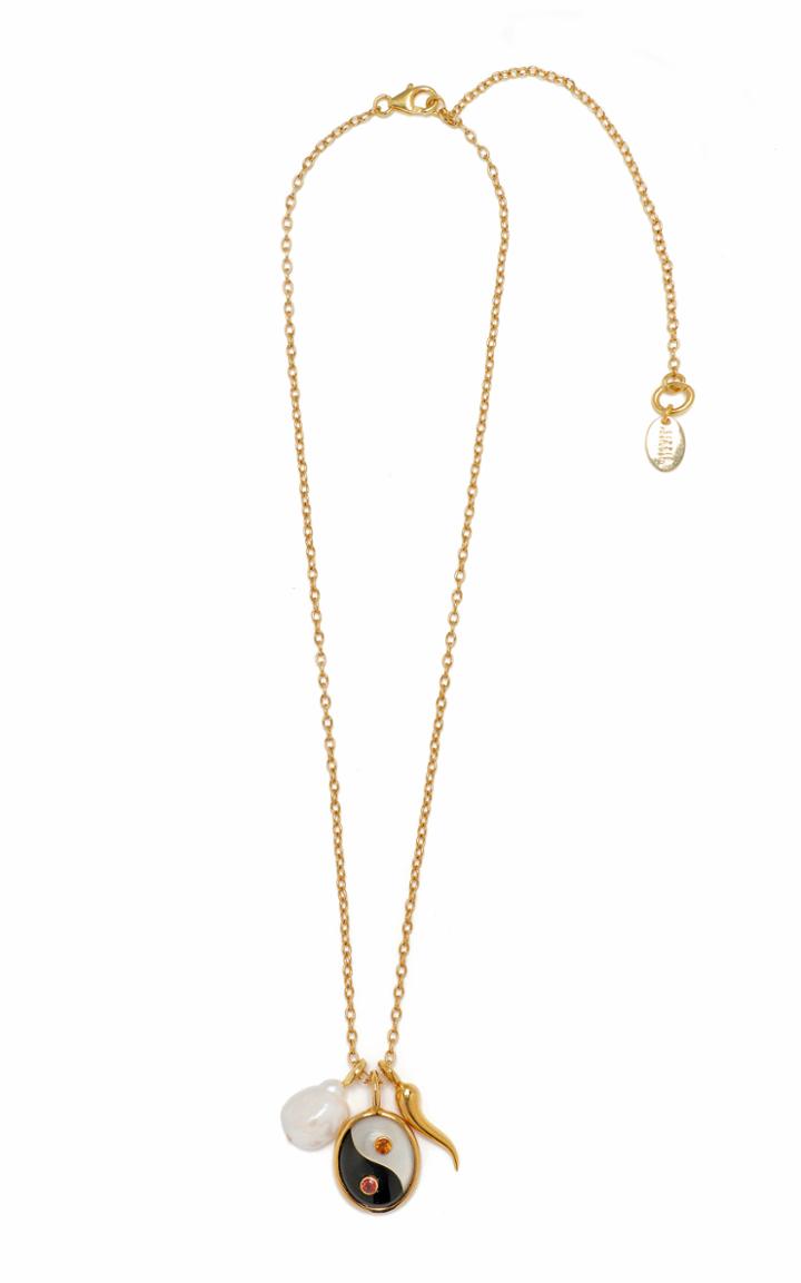 Moda Operandi Lizzie Fortunato Yin Yang Oasis Charm Necklace