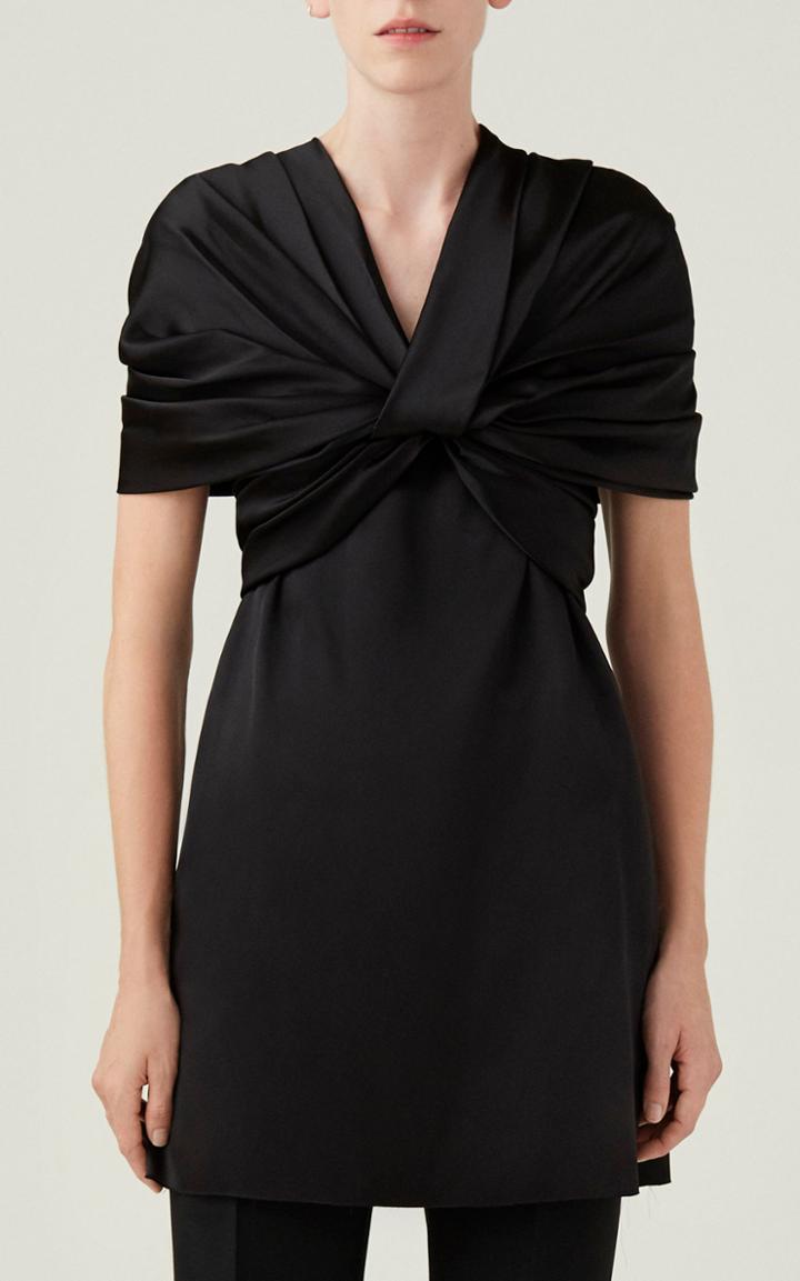 Moda Operandi Marina Moscone Twist-accent Satin Convertible Top