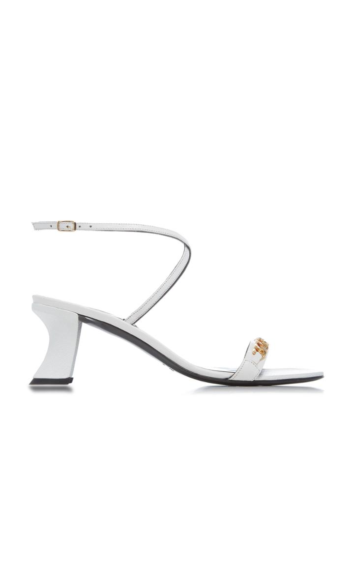 By Far Nelly Chain-detailed Leather Sandals