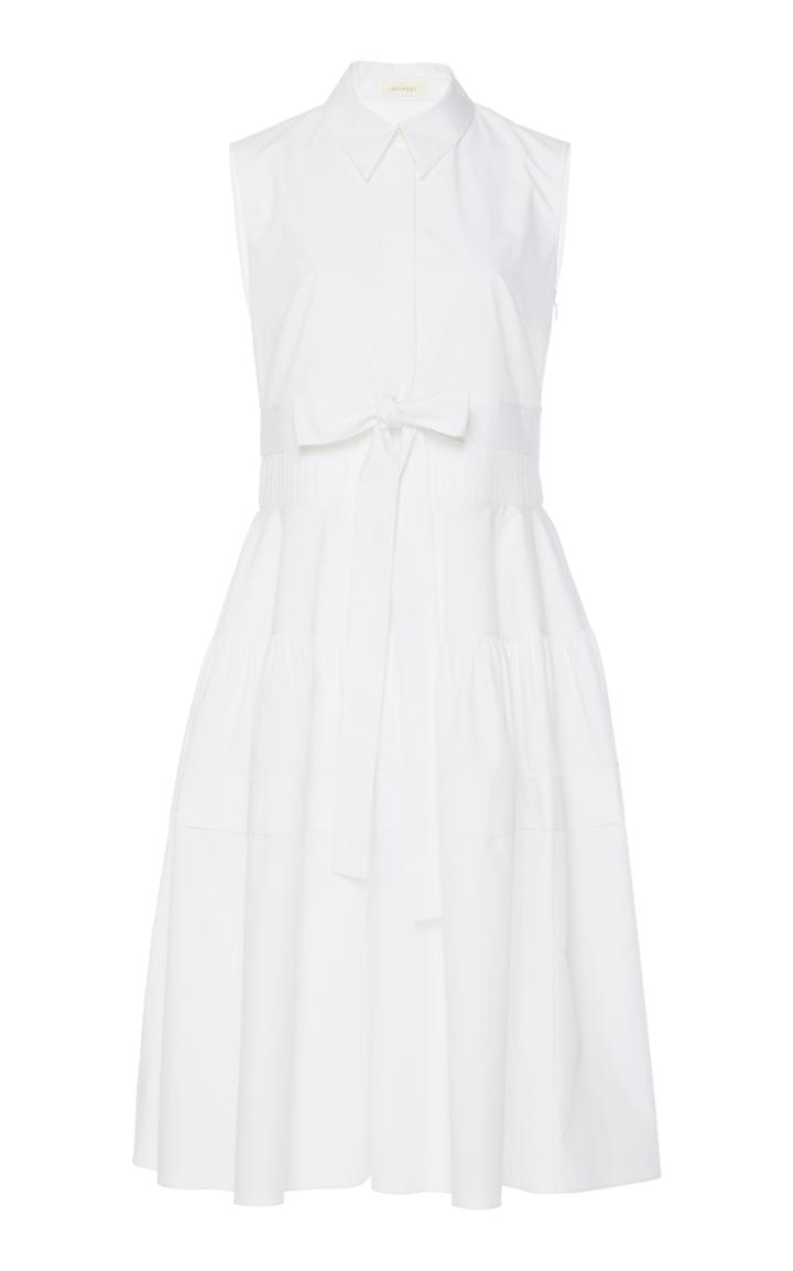 Delpozo Poplin Shirt Dress