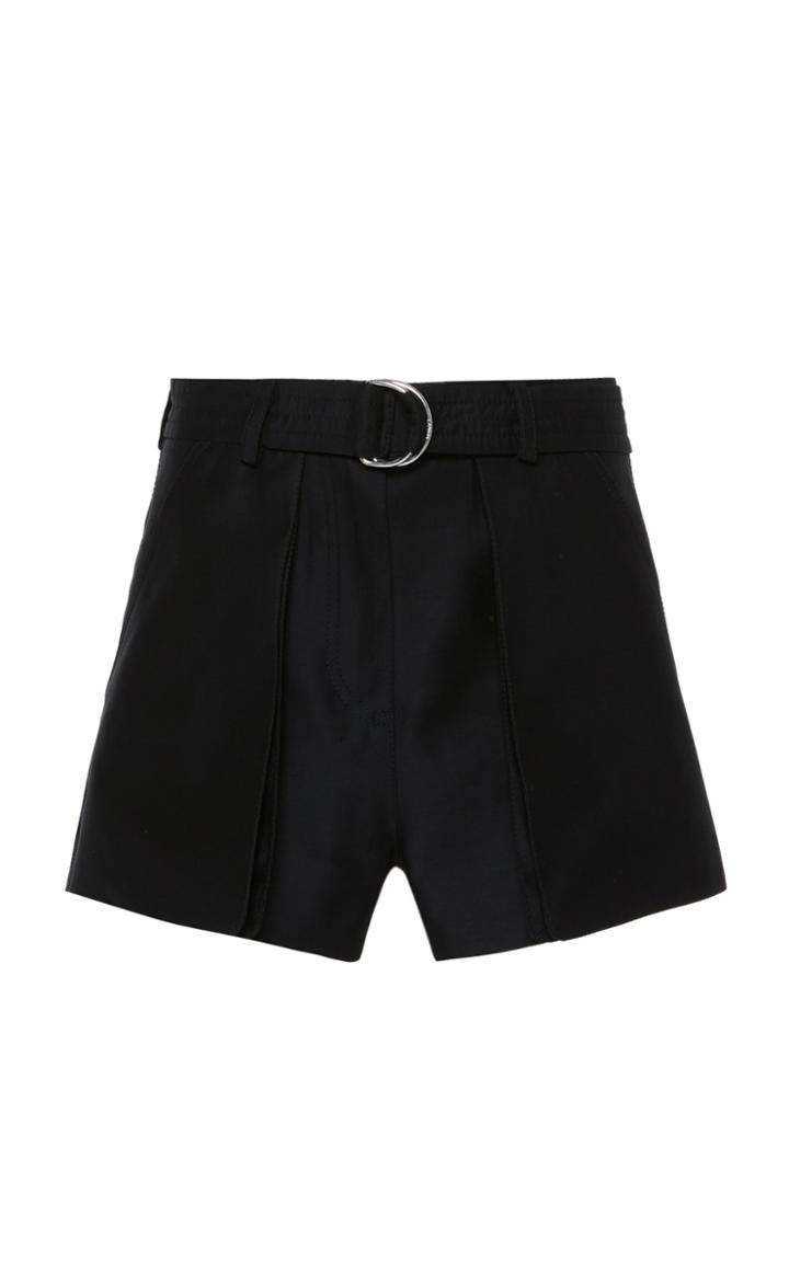 Moda Operandi Lanvin Wool-silk Blend Gabardine Mini Shorts Size: 36