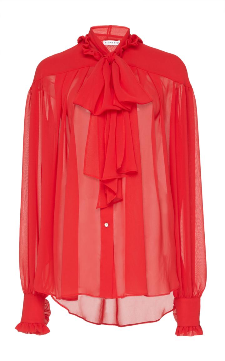 Rejina Pyo Lynn Neck Tie Blouse