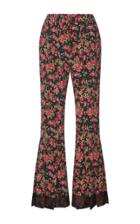 Dolce & Gabbana Floral-print Flared Pants