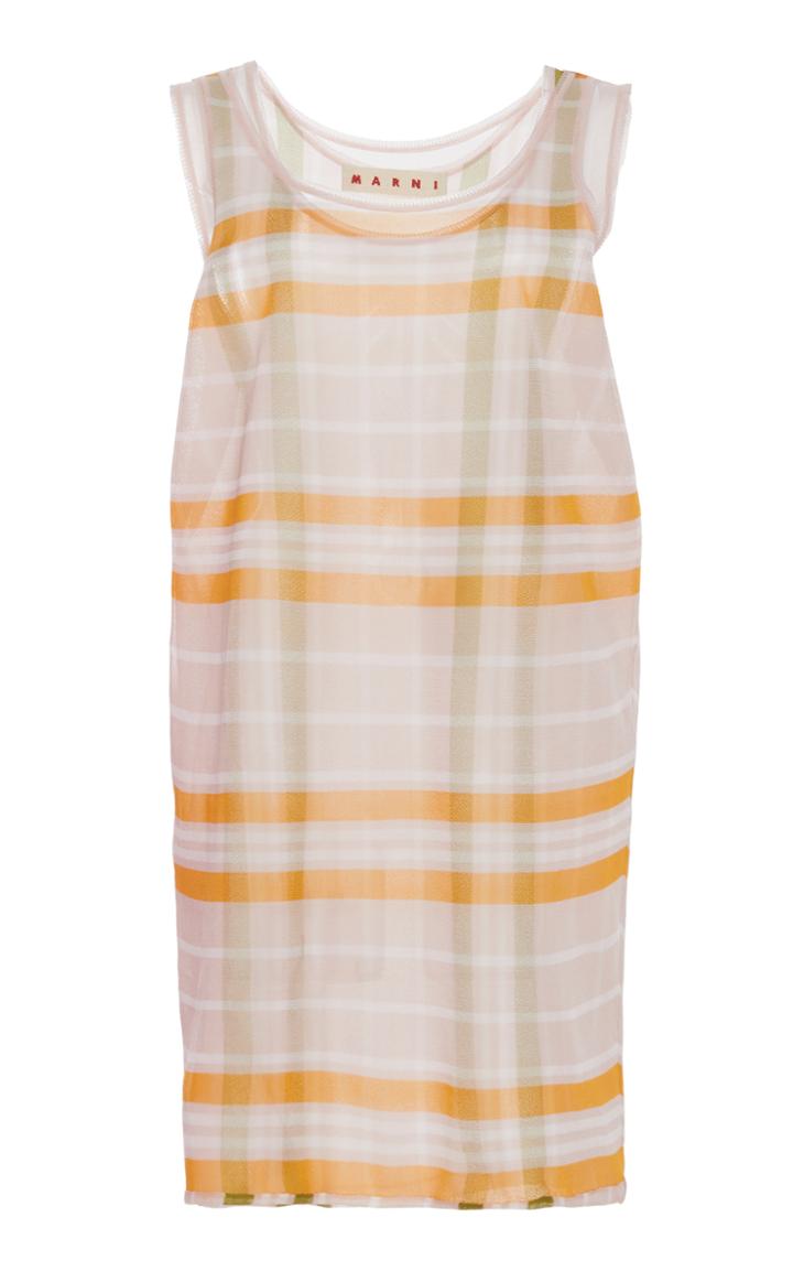 Marni Sleeveless Striped Tunic Top