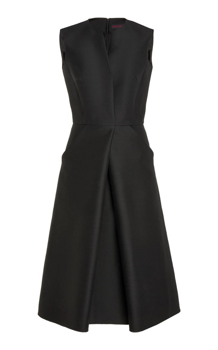 Moda Operandi Martin Grant Wool-silk A-line Dress
