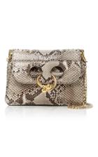 J.w.anderson Pierce Mini Python Shoulder Bag
