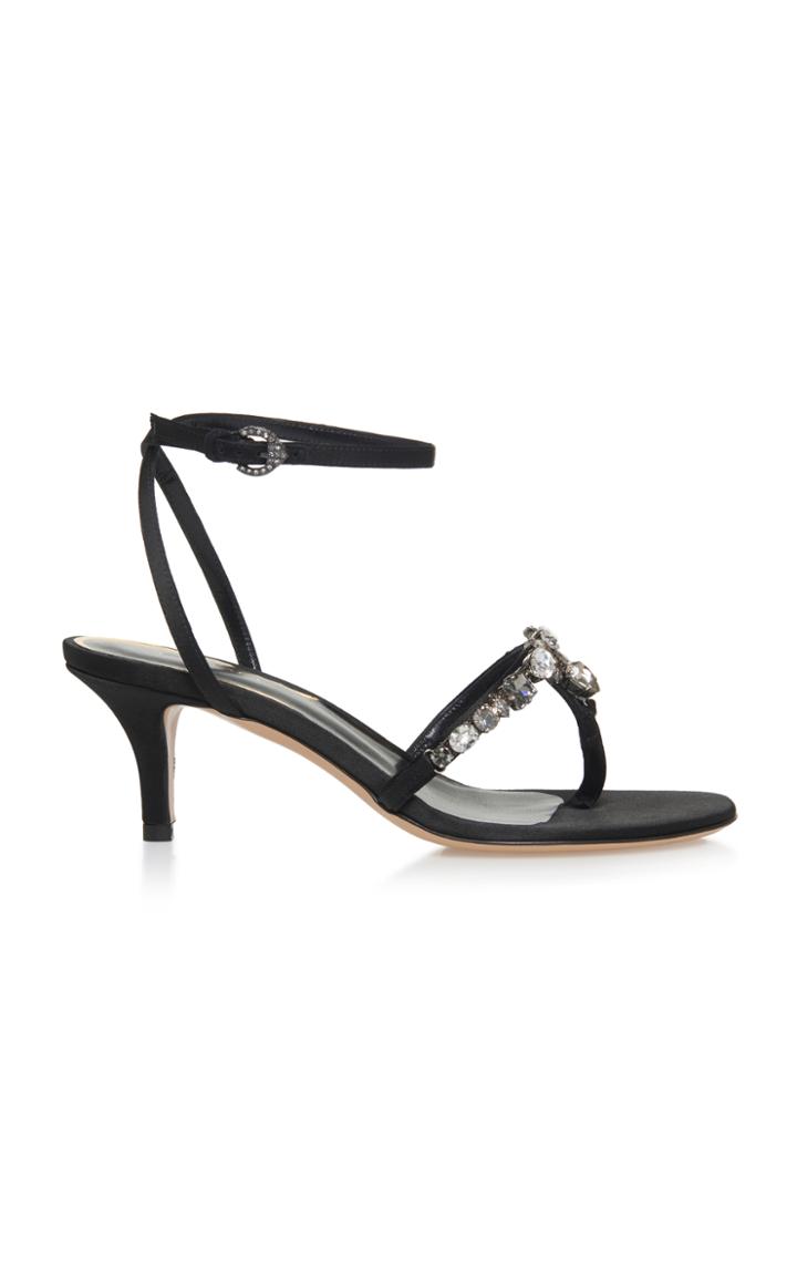Etro Embellished Kitten Heel Sandal