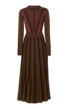 Temperley London Ida Knit Flared Dress