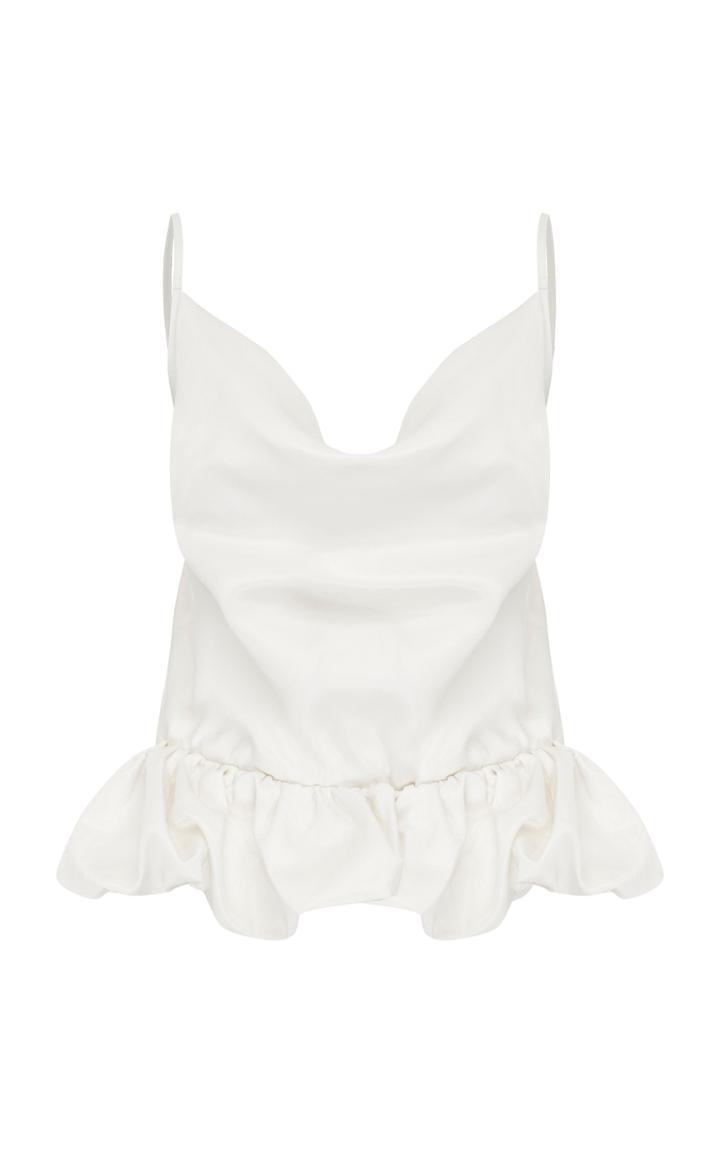 Moda Operandi Harris Tapper Zora Ruffled Silk-cotton Top