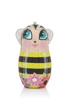 Judith Leiber Couture Busy Bee Russian Doll Crystal Clutch