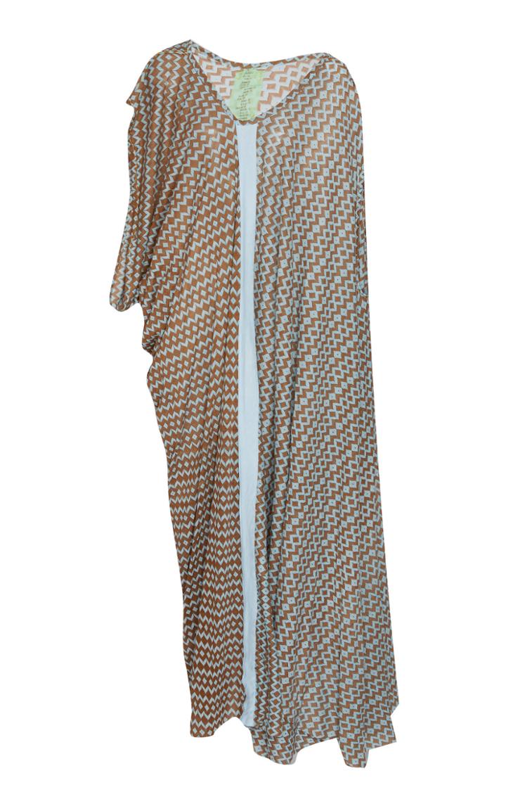 Yvonne S Printed Jersey Maxi Dress