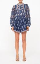 Moda Operandi Sea Brigitte Border Cotton Romper