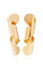 Bia Daidone Loop 24k Gold-plated Earrings