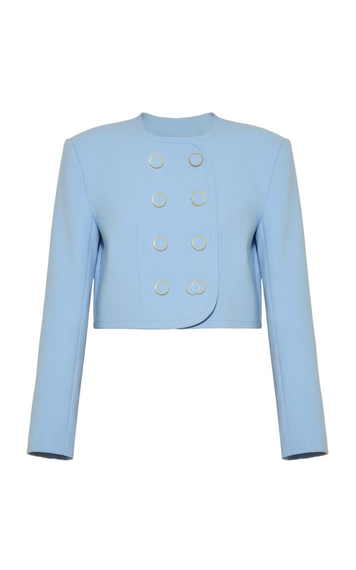 Moda Operandi George Keburia Double-breasted Cropped Cady Blazer Size: Xs