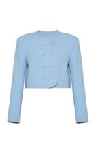 Moda Operandi George Keburia Double-breasted Cropped Cady Blazer Size: Xs