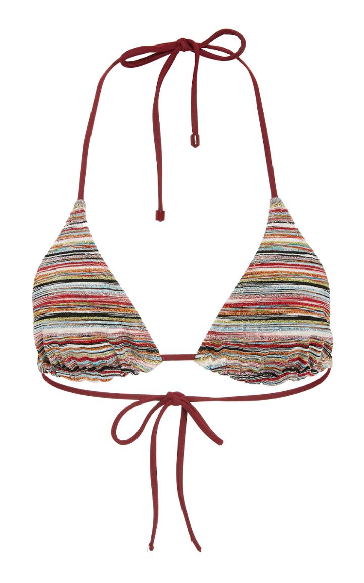 Missoni Mare Striped Classic Lurex Bikini Size: 36