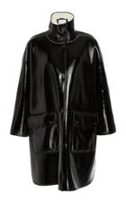 Stand Studio Vanessa Oversized Patent Leather Parka