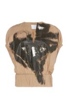 Peet Dullaert Draped Cotton Cloud Top