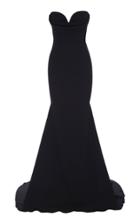 Alex Perry Ayer Strapless Satin Crepe Gown